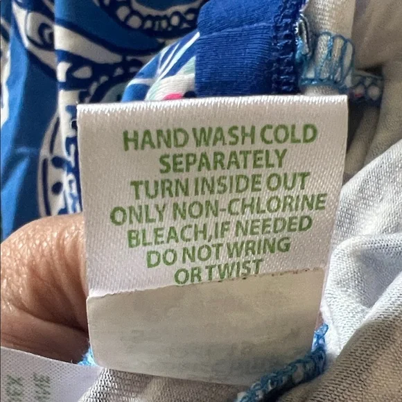 Lilly Pulitzer Ophelia Swing Dress Coastal Blue Legga Octopus Print. XL. - Picture 8 of 8